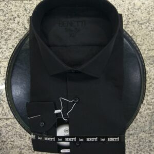 Men Shirts Slim Fit plain self-patterned Benetti Turkish Manufacturer