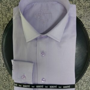 Men Shirts Slim Fit plain self-patterned Benetti Turkish Manufacturer