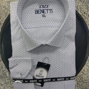 Men Shirts Classic self-patterned Benetti Turkish Manufacturer