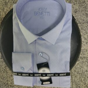 Men Shirts Classic self-patterned Benetti Turkish Manufacturer