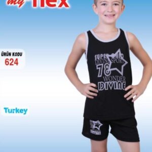 children homewear and underwear set cotton turkish manufacturer my-flex