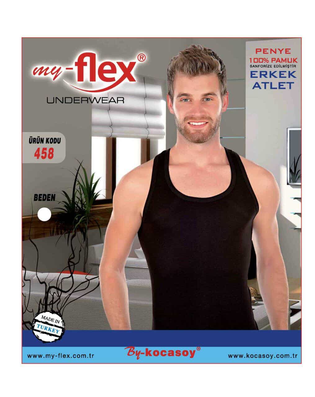 men athlete cotton black turkish manufacturer my-flex - TurkeTrade